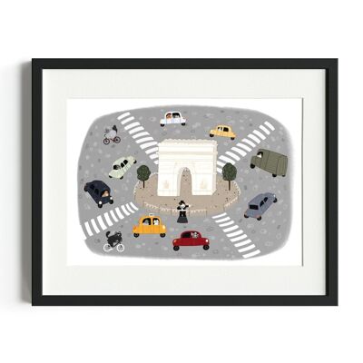 Arc de Triomphe - The Paris of Animals - A4 & A5 Print