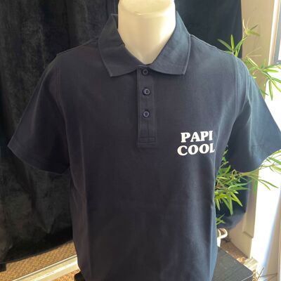 "Papi cool" navy polo shirt - Grandfathers' Day collection