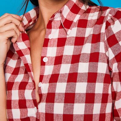 Camicia Vichi rossa Aguadulce