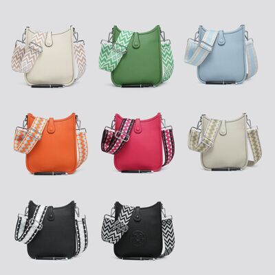 Vegan Leather Crossbody Bag# 3115