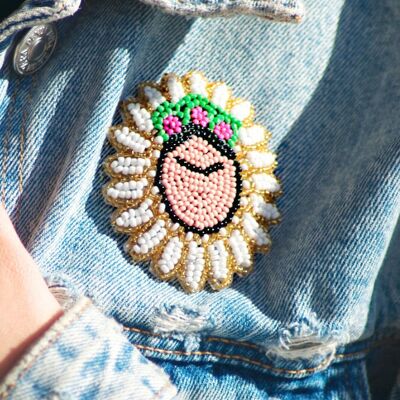 Broche Frida Tehuana