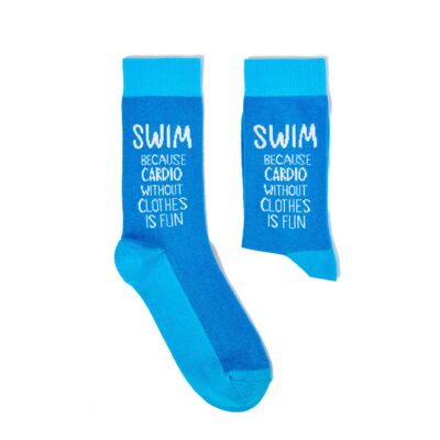 Maillots de bain unisexes : le cardio sans vêtements est amusant. Chaussettes