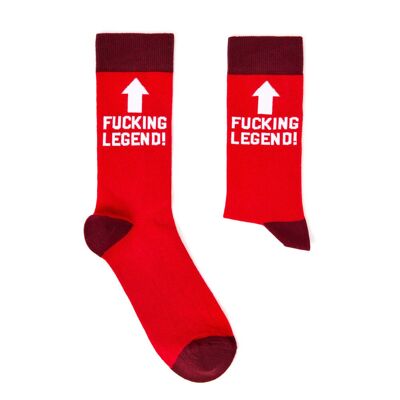 Chaussettes unisexes Fucking Legend