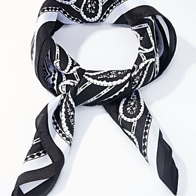 Foulard à motif 70x70 cm FL35