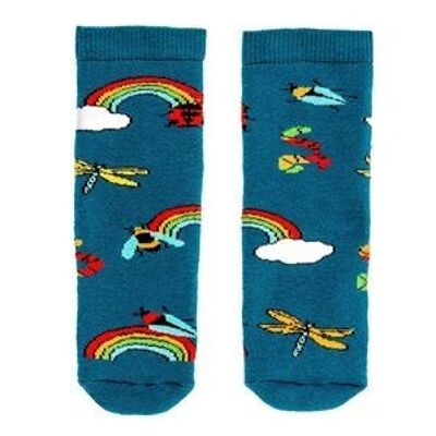 Chaussettes pour enfants Rainbow Bugs (plusieurs tailles)