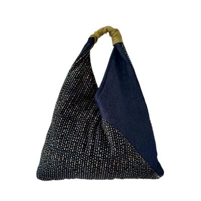 Handcrafted Dotted Tote - S