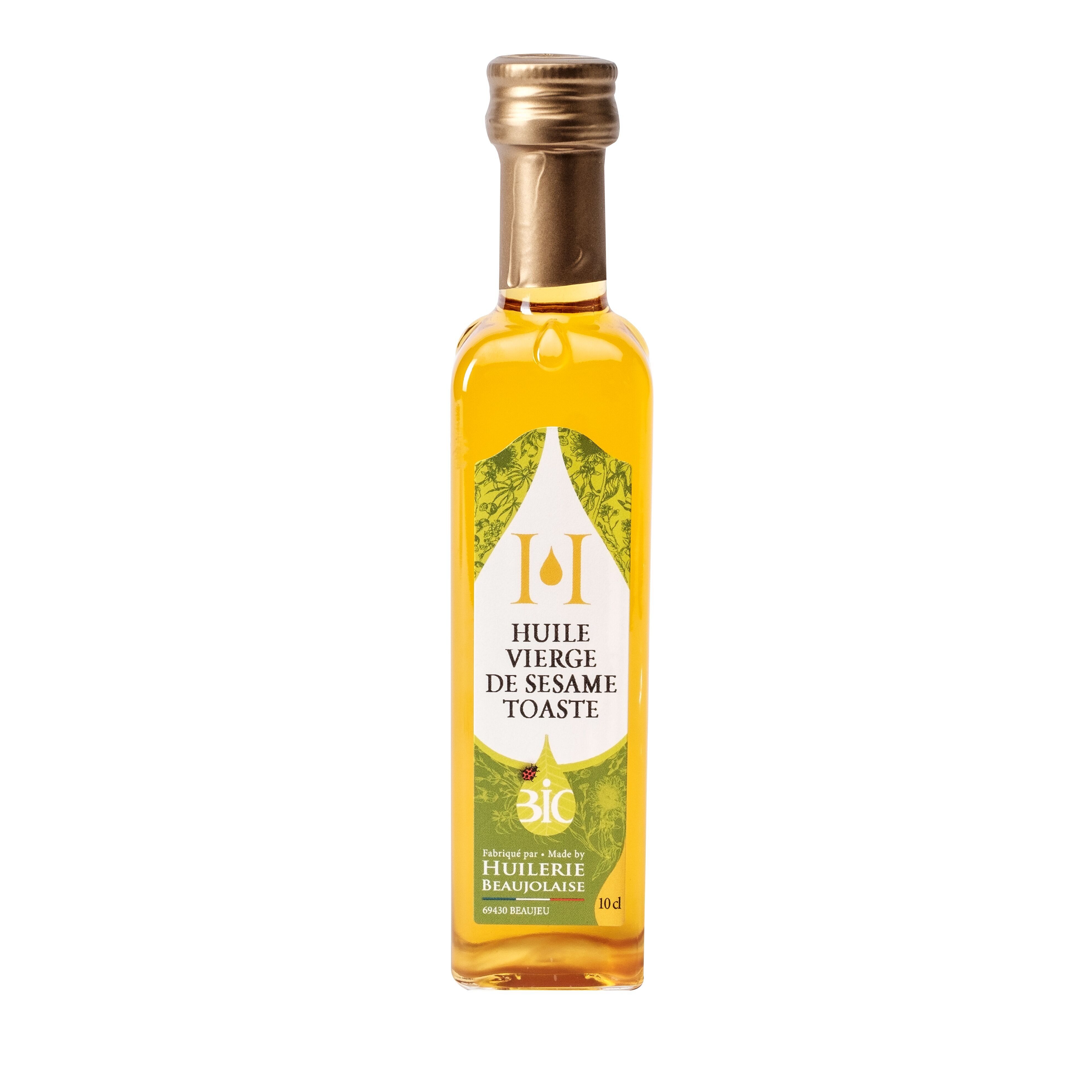 Olio di sesamo vergine tostato, 10 cl