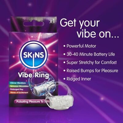 Pack de vente au détail de bagues Skins Vibe