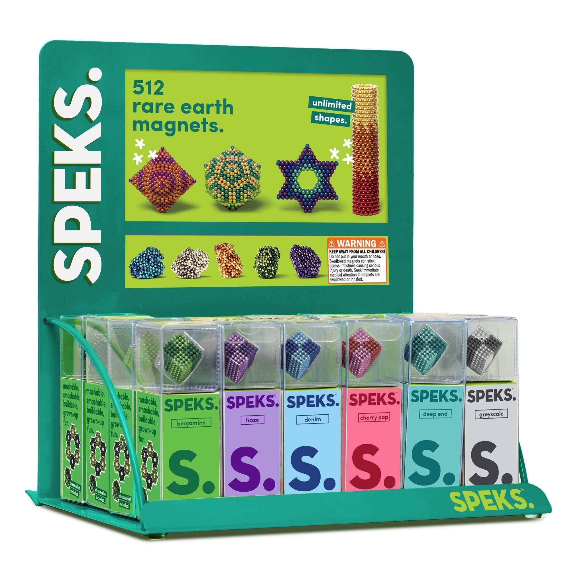 SPEKS 512 - Single Tier Metal Display - Empty