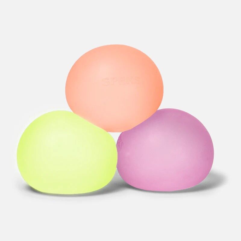 SPEKS Gump - Lot de 3 - Balle anti-stress en gel à mémoire de forme