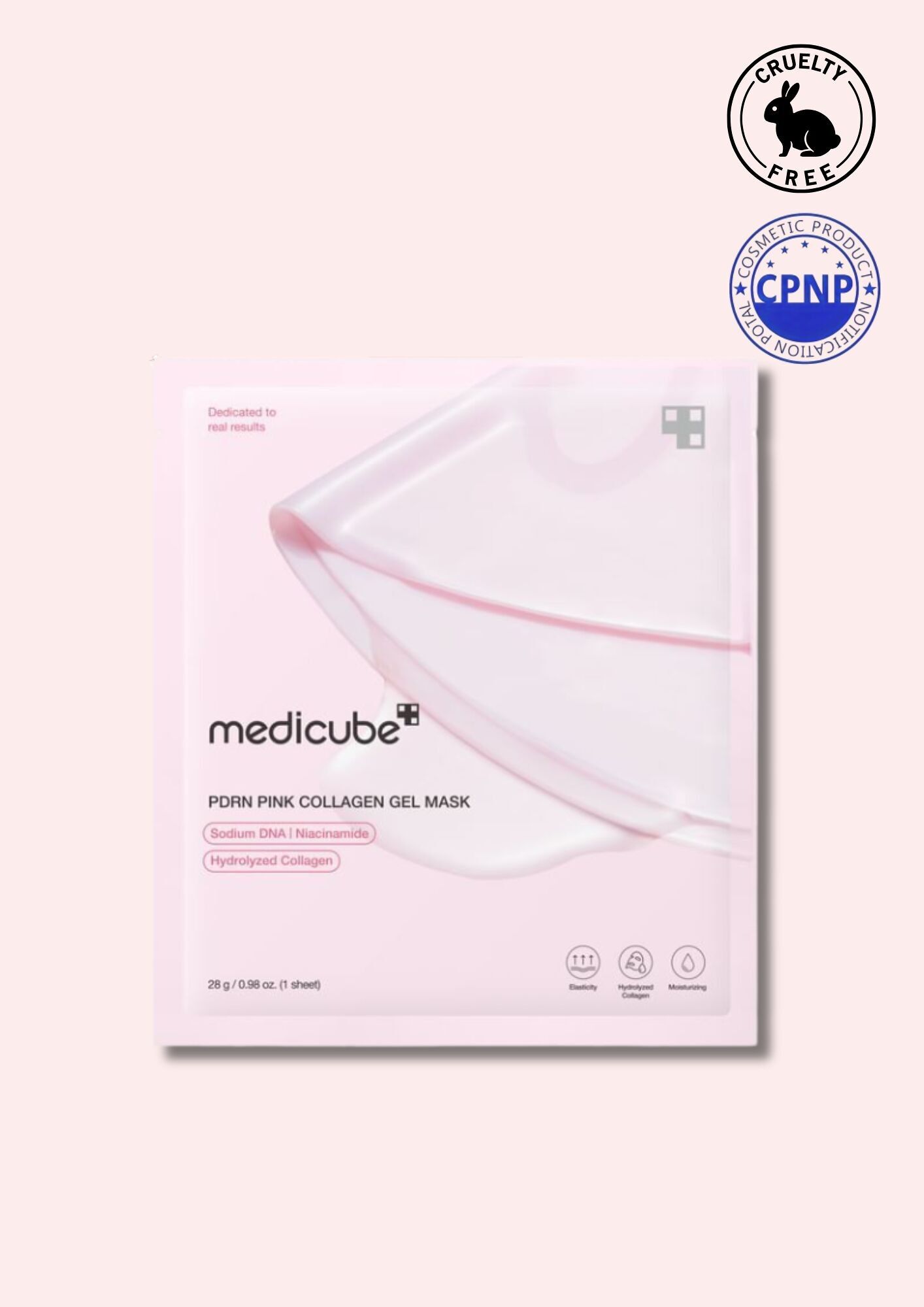 MEDICUBE – PDRN Pink Collagen Gel Mask – Kollagen- und PDRN-Gelmaske