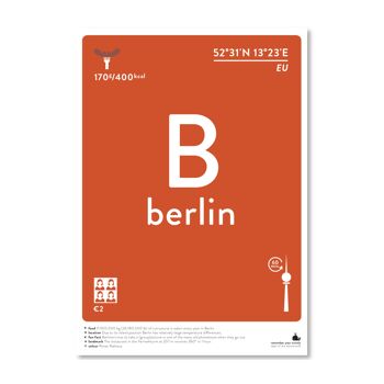 Berlin - couleur A3 1