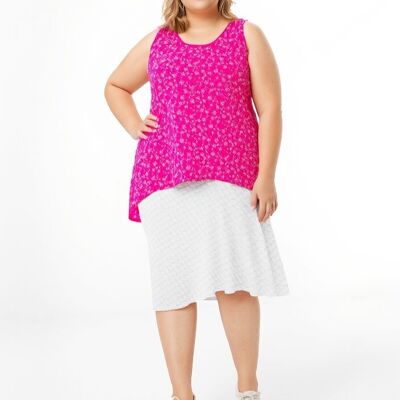 Pink slip dress + top set (T22317)