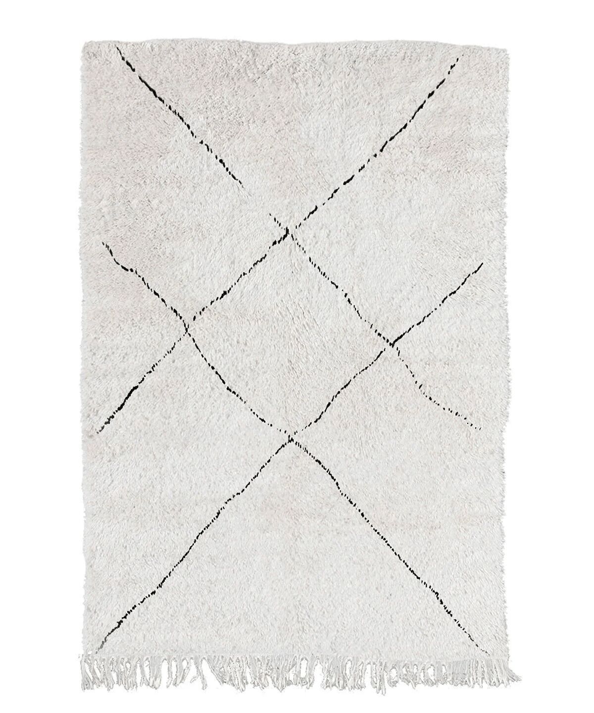 Tapis berbère authentique – Ouarzazate | Tapis marocain en laine fait main sur mesure 80 x 240 cm