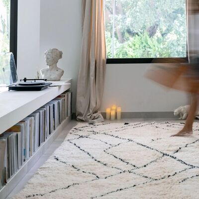 Tappeto berbero autentico – Mamounia Design | Runner marocchino in lana fatto a mano su misura 80x240 cm