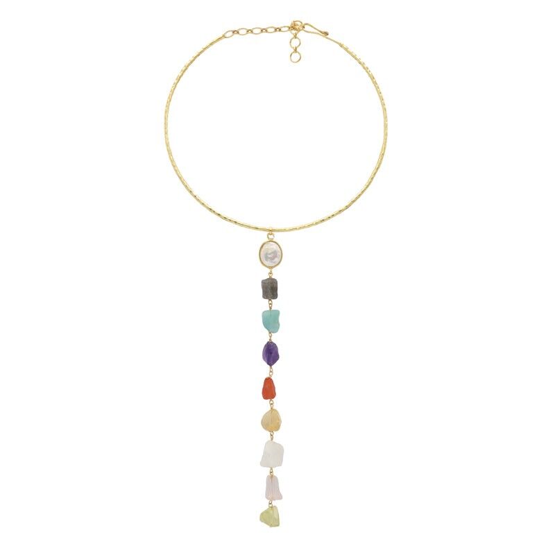 Mehrfarbige Tango-Halskette