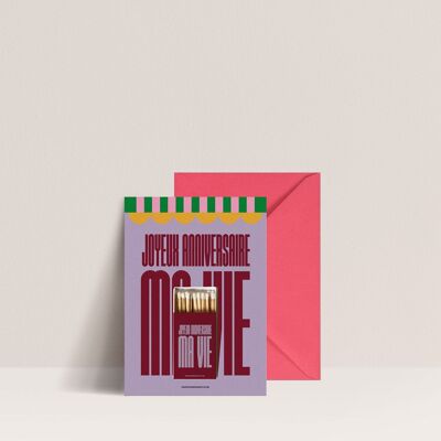 Birthday Card - Happy Birthday My Life