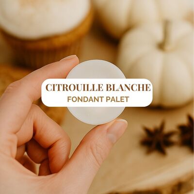 " Citrouille Blanche " - Fondant parfumé 5h