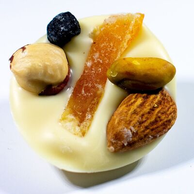 white chocolate mendiants 1kg bulk