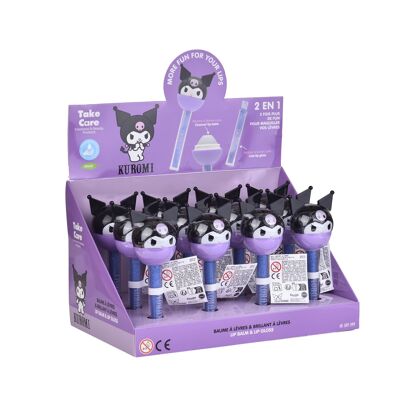 Kuromi Lollipop Lip Balm & Gloss