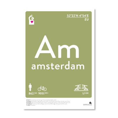 Amsterdam - colour A3