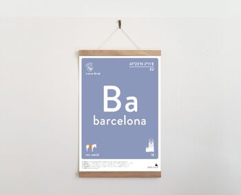 Barcelone - couleur A3 3