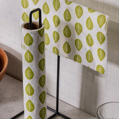 Portarrollos de cocina incl.rollo de cocina reutilizable