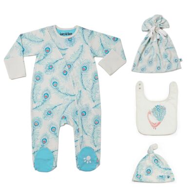 Pack bébé blanc paon