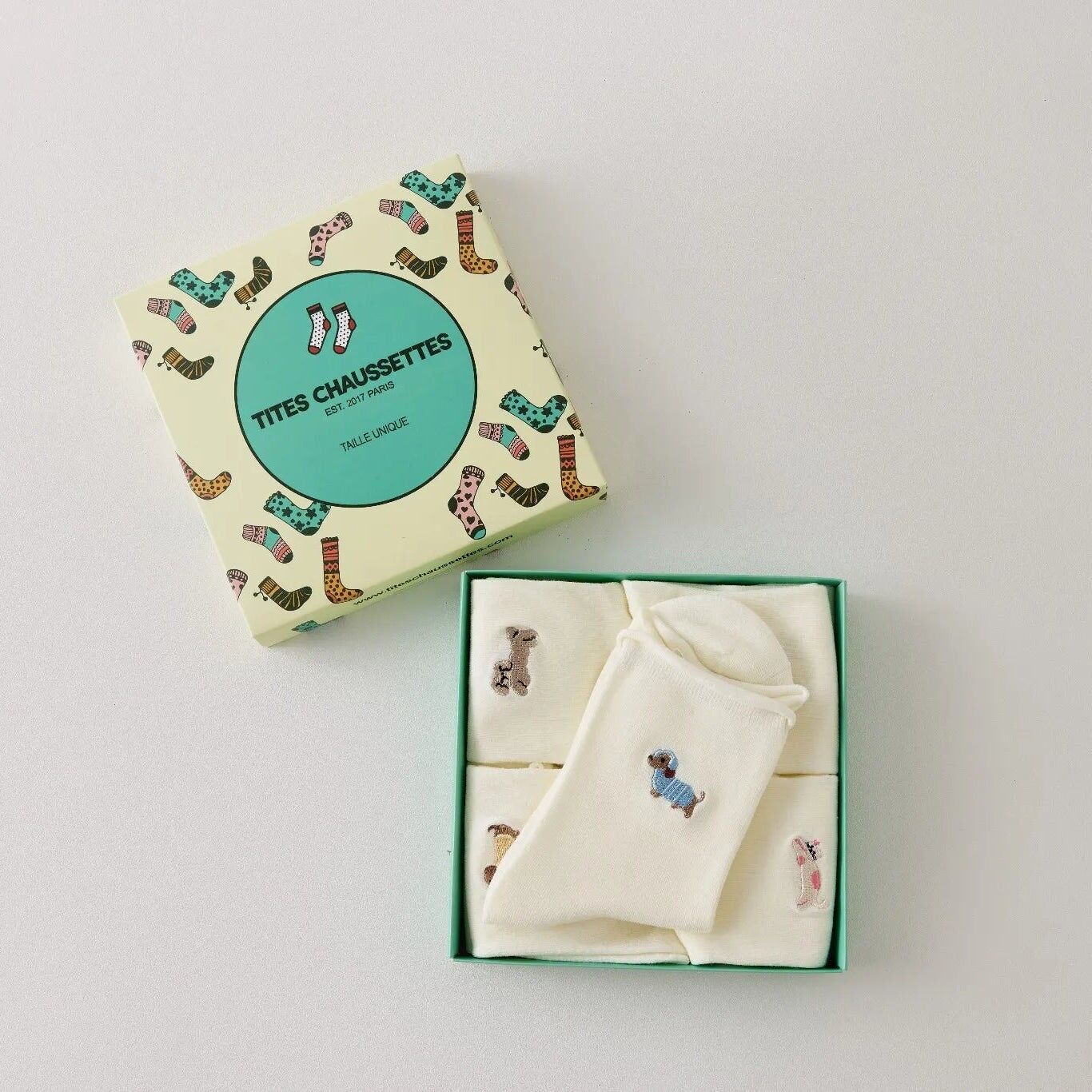 Pack of 5 White Socks for Small Dogs & Cats for Women I 35-41