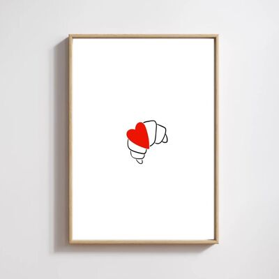 Illustration A5 "Croissant »