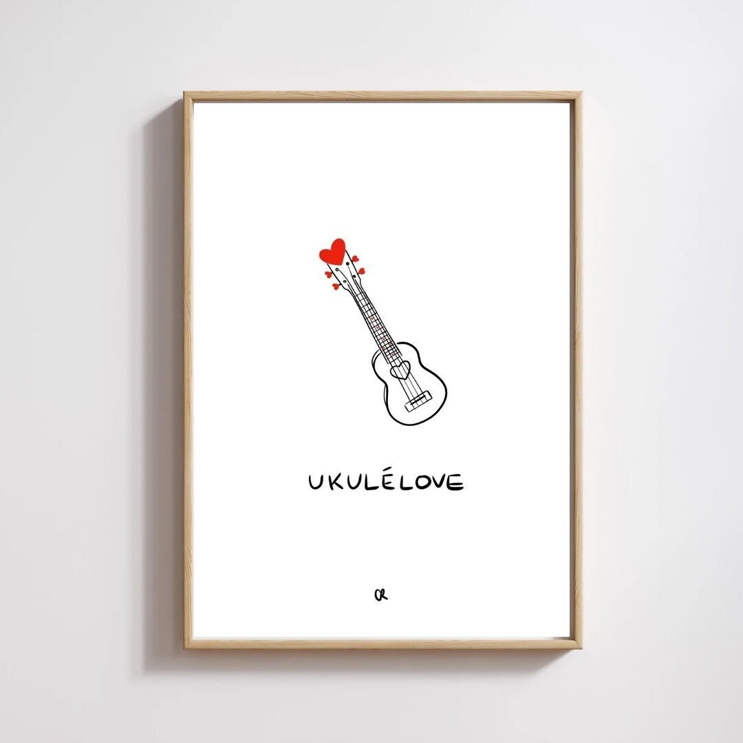 Illustrazione A5 Ukulelelove