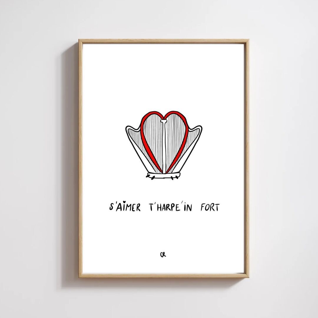 Illustrazione A5 “Amare se stessi è forte” Serie musicale