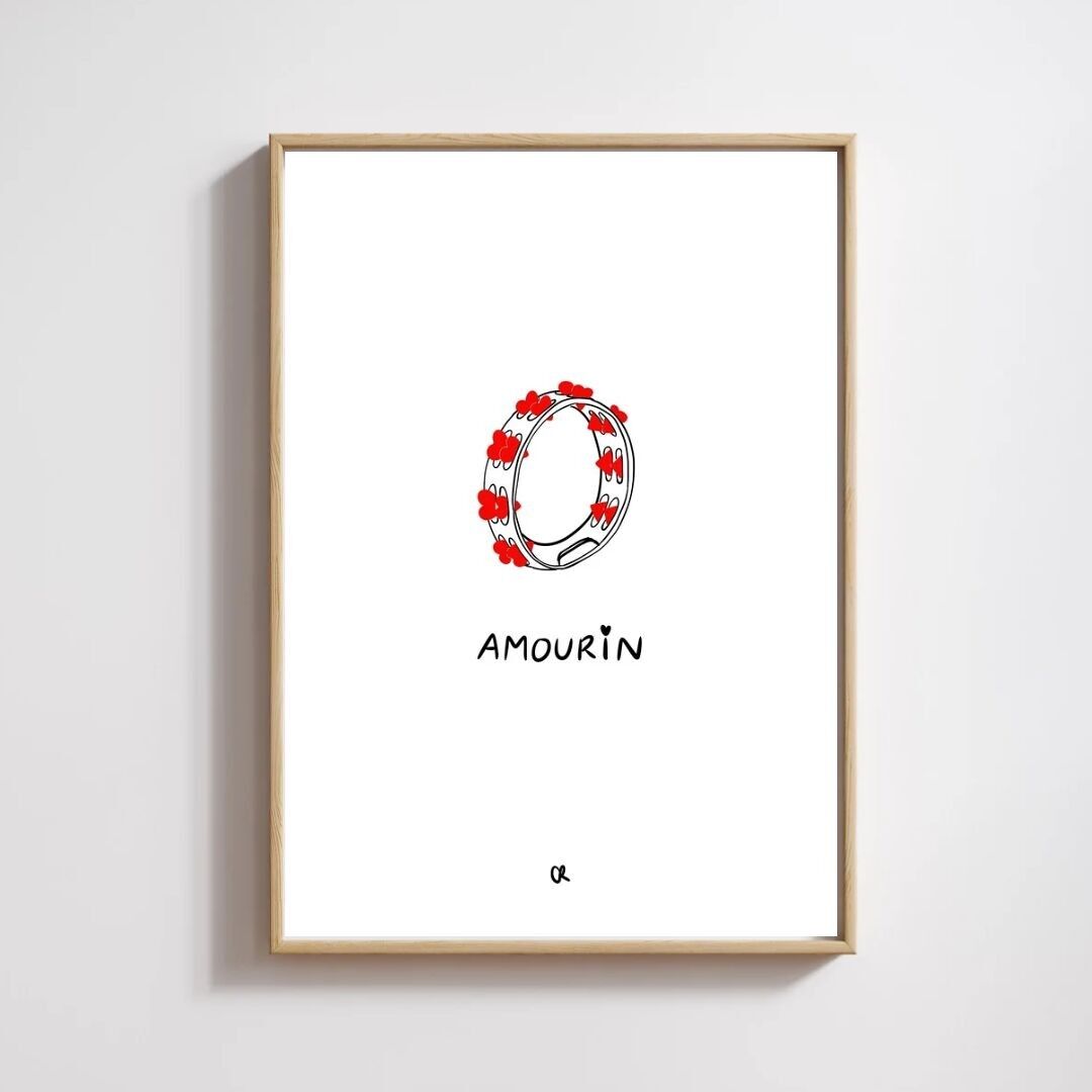 Illustrazione A5 "Amourin" Serie musicale