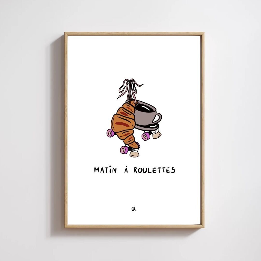 Illustrazione A5 “Mattina su ruote”