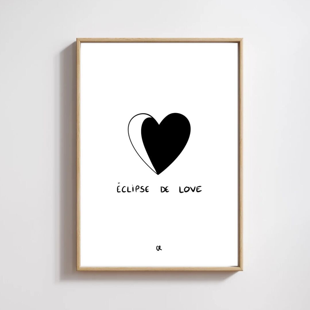 Illustrazione A5 “eclissi d’amore”