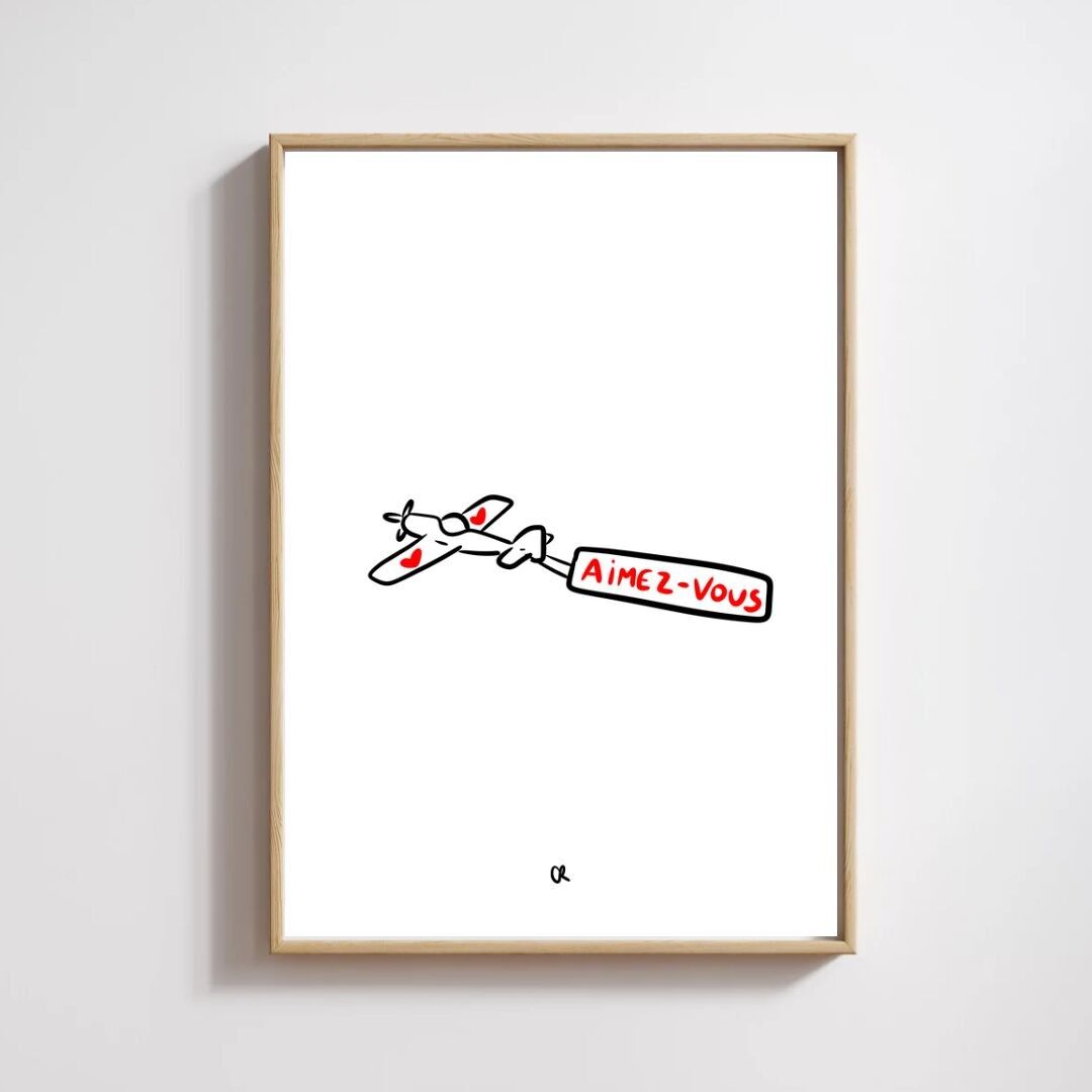 Illustrazione A5 "Aereo pubblicitario"