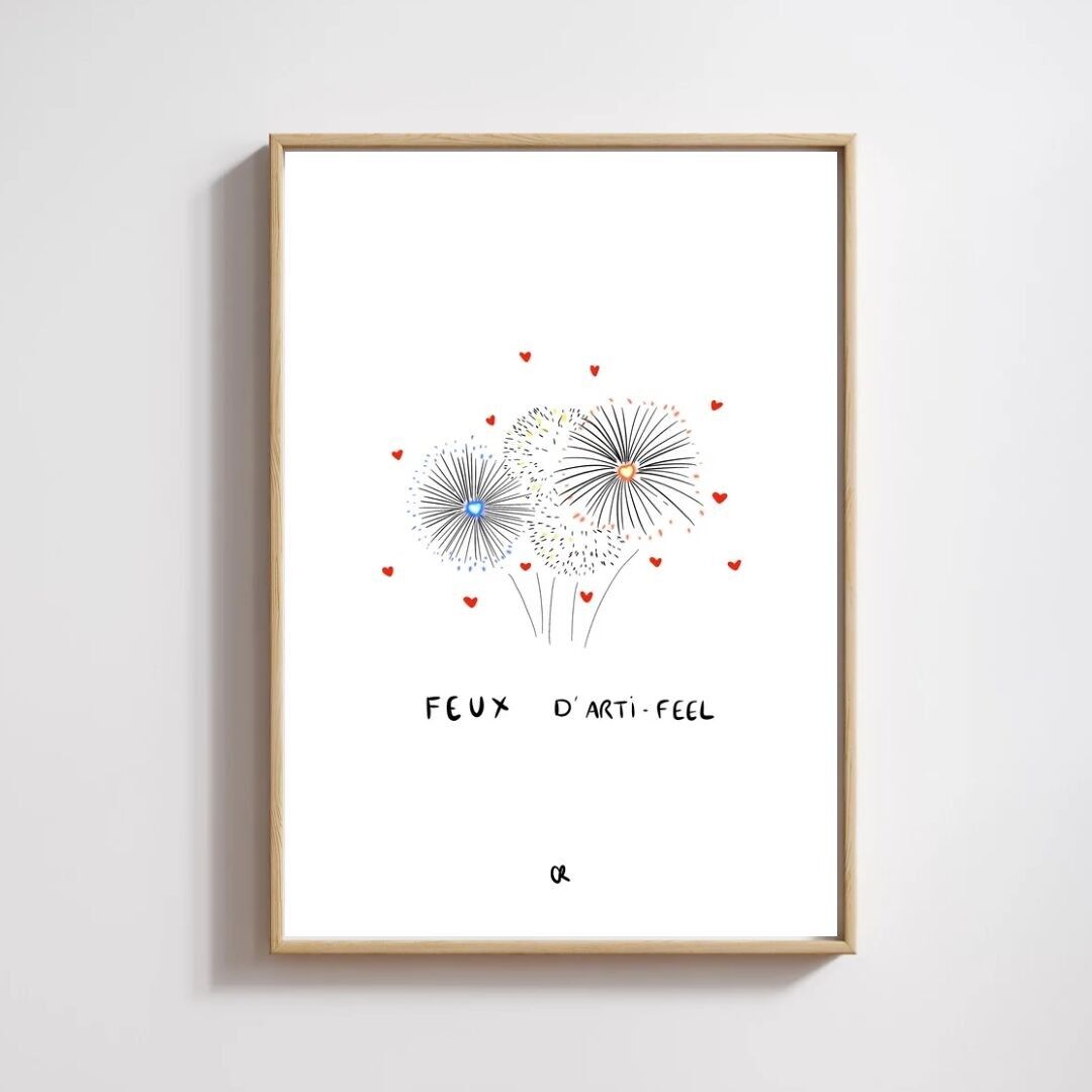 Illustrazione A5 "Fuochi d'artificio"