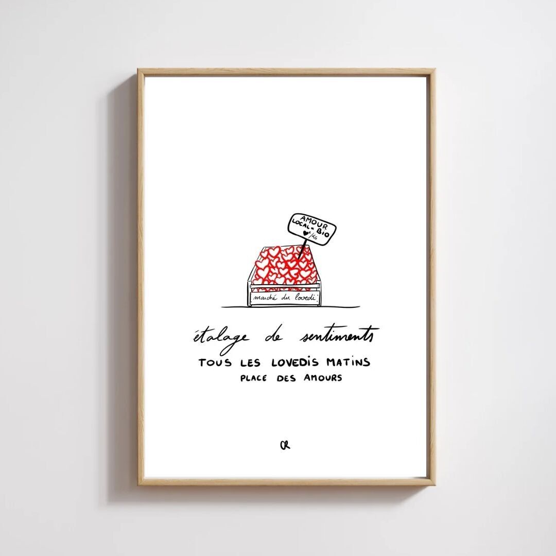 Illustrazione A5 "Giorno di mercato"