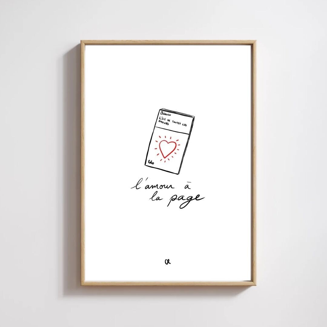 Illustrazione A5 “Amore sulla pagina”