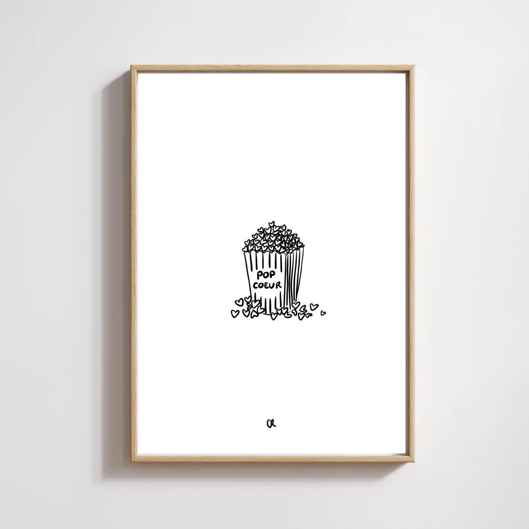 Illustrazione A5 “Cuore Pop”