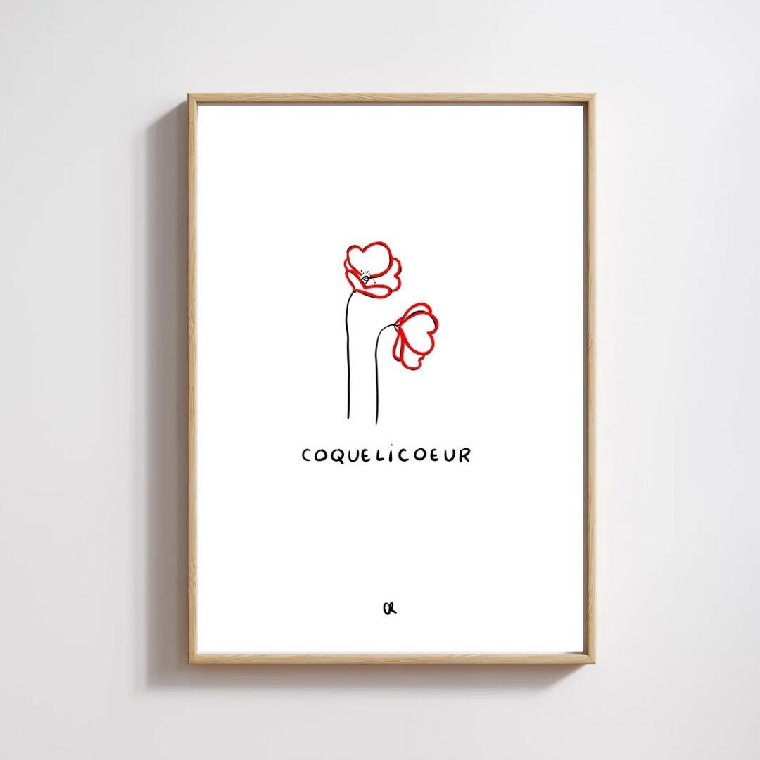 Illustrazione A5 “Coquelicoeur”