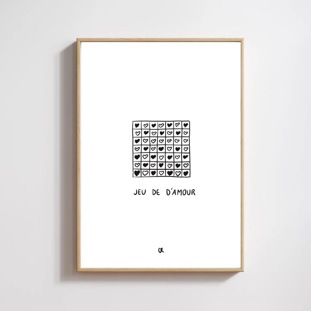 Illustrazione A5 "Gioco d'amore"