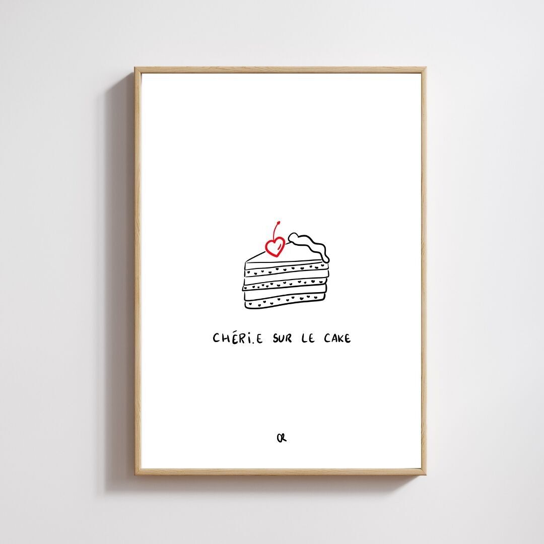 Illustrazione A5 "Tesoro.e sulla torta"