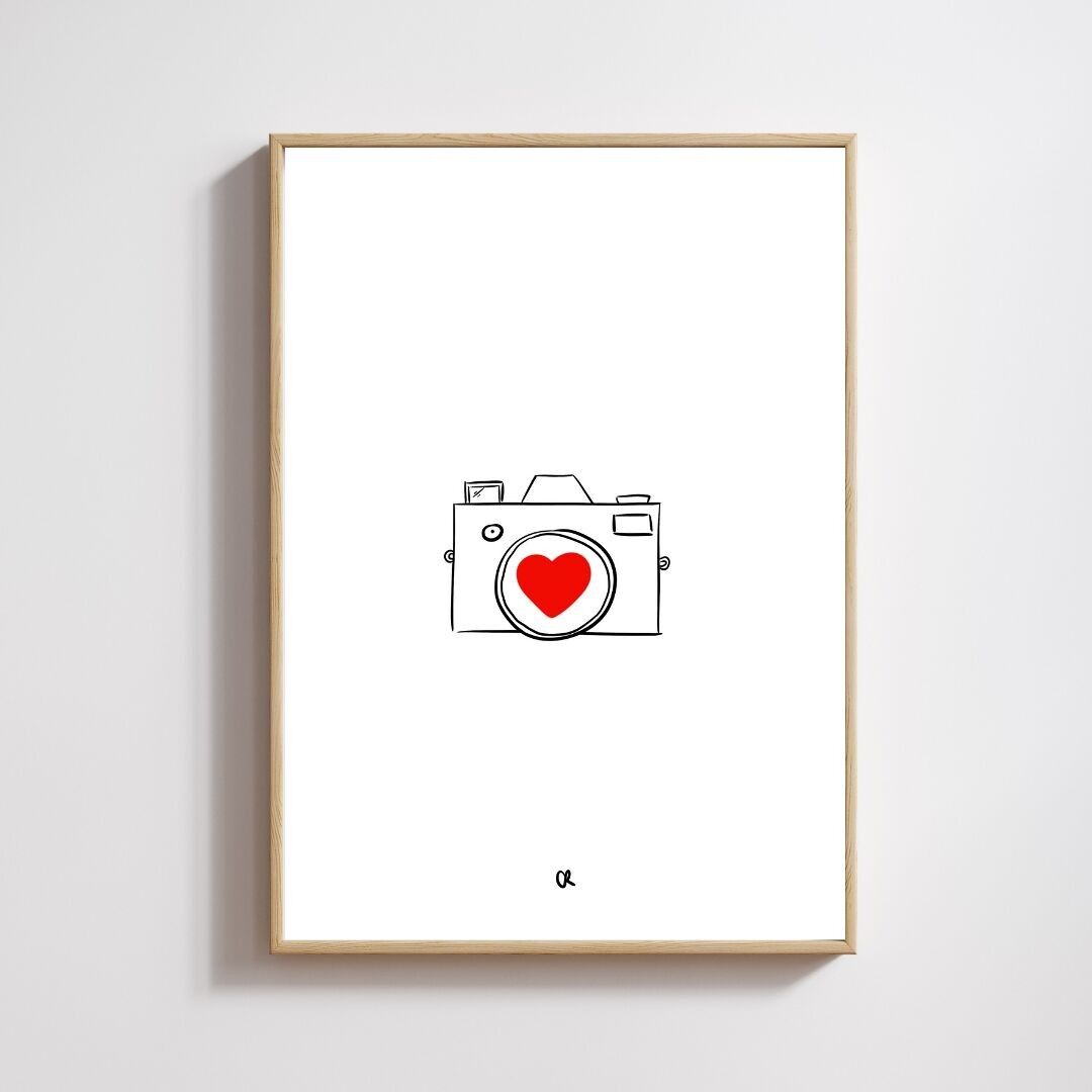 Illustrazione A5 "Il mio obiettivo nel mio obiettivo"