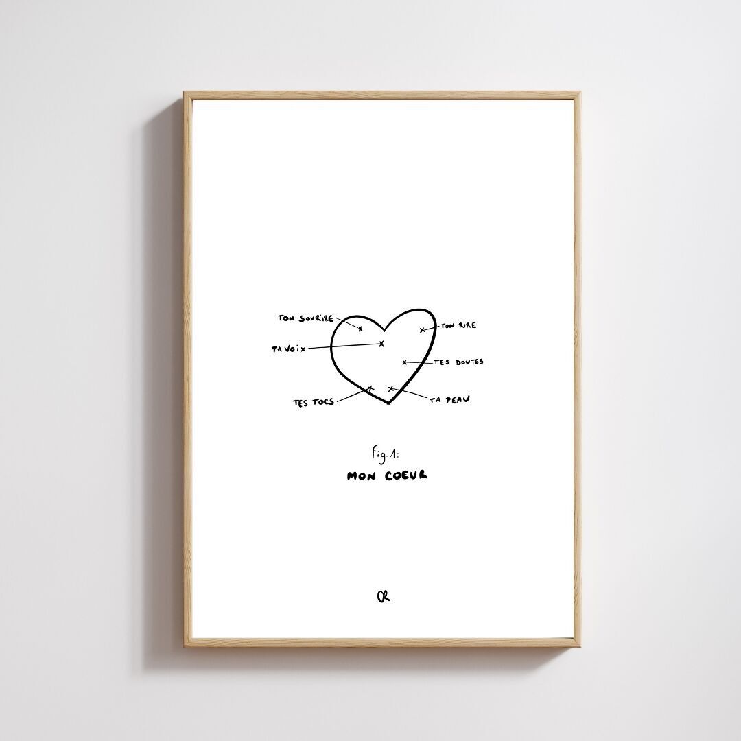 Illustrazione A5 "Topografia di un amore"