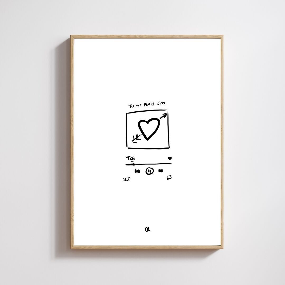 Illustrazione A5 "Lista dei miei piacimenti"