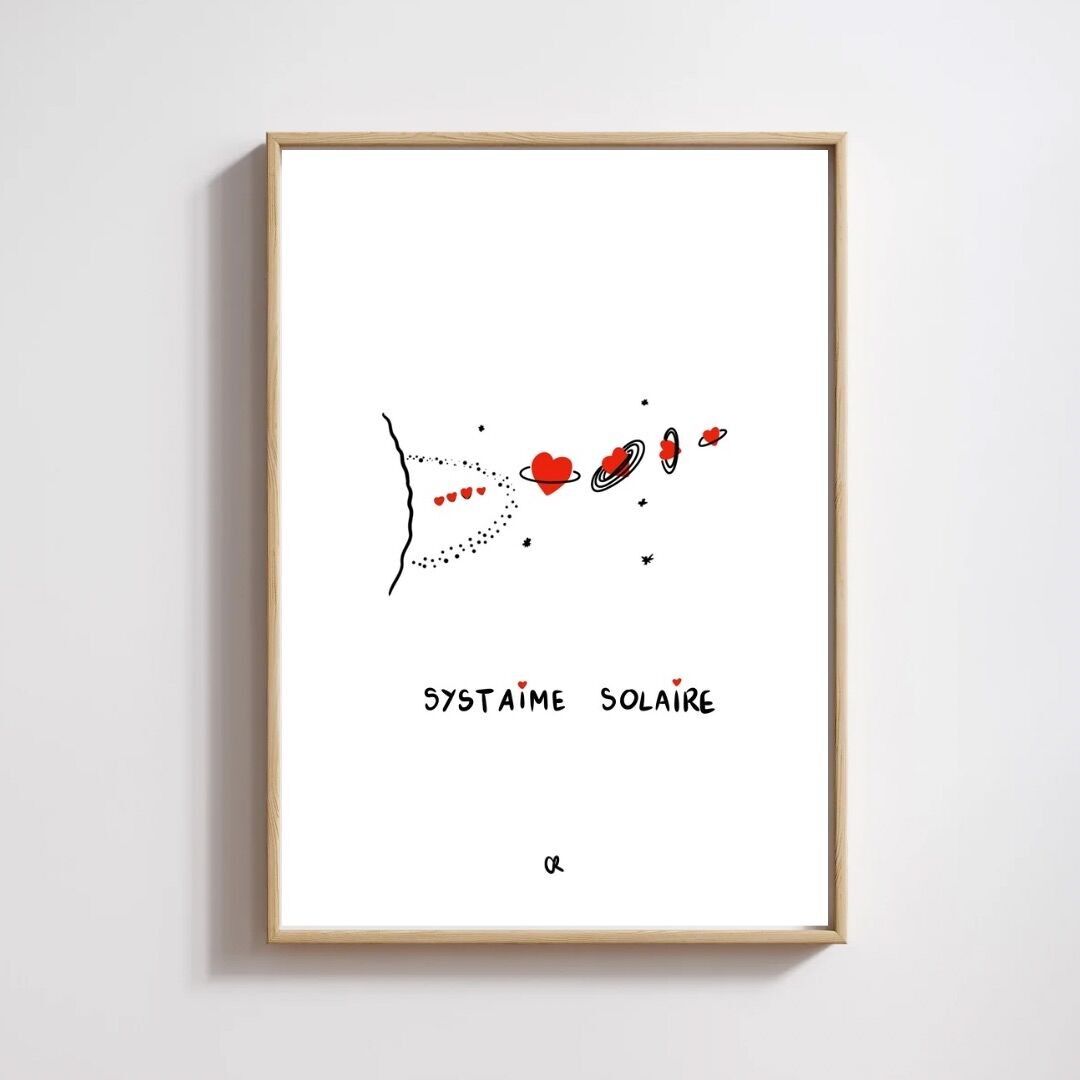 Illustrazione A5 "Sistema solare"