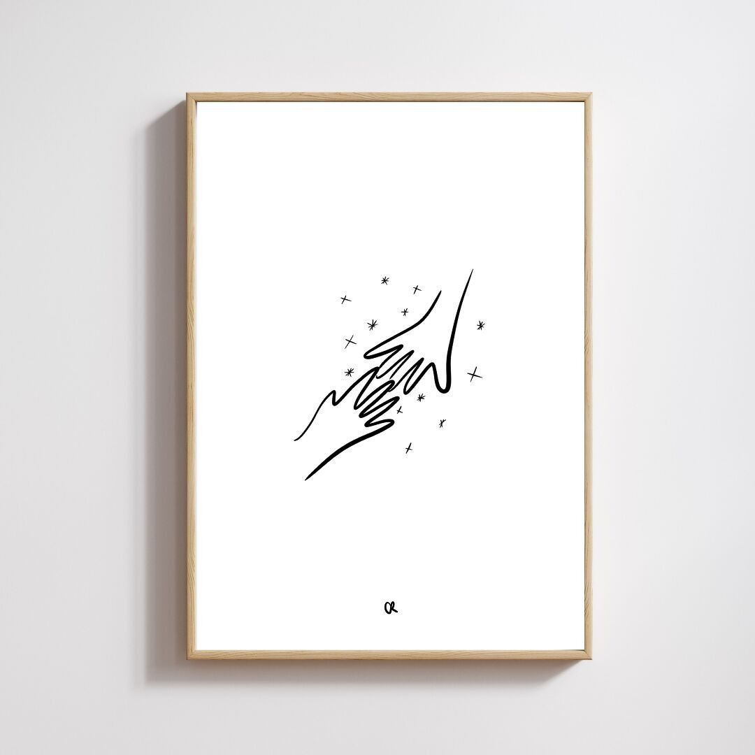 Illustrazione A5 "domani in mano"