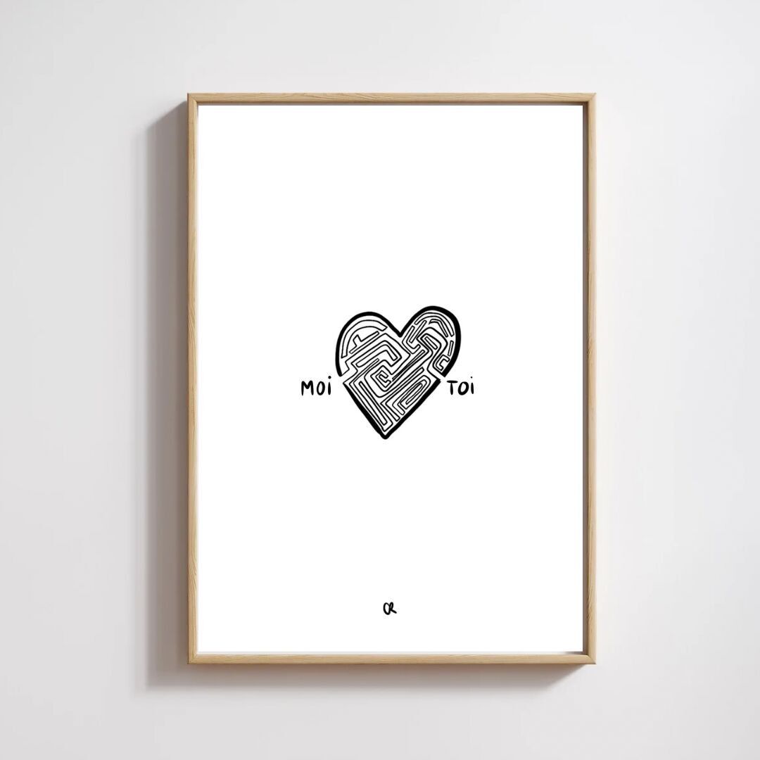 Illustrazione A5 Labirinto "Mi stupisci"