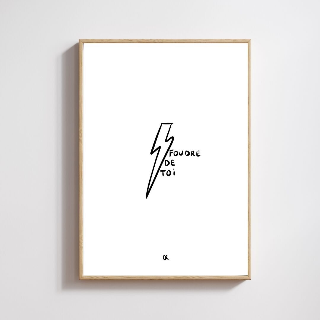 Illustrazione A5 "Un fulmine per te"